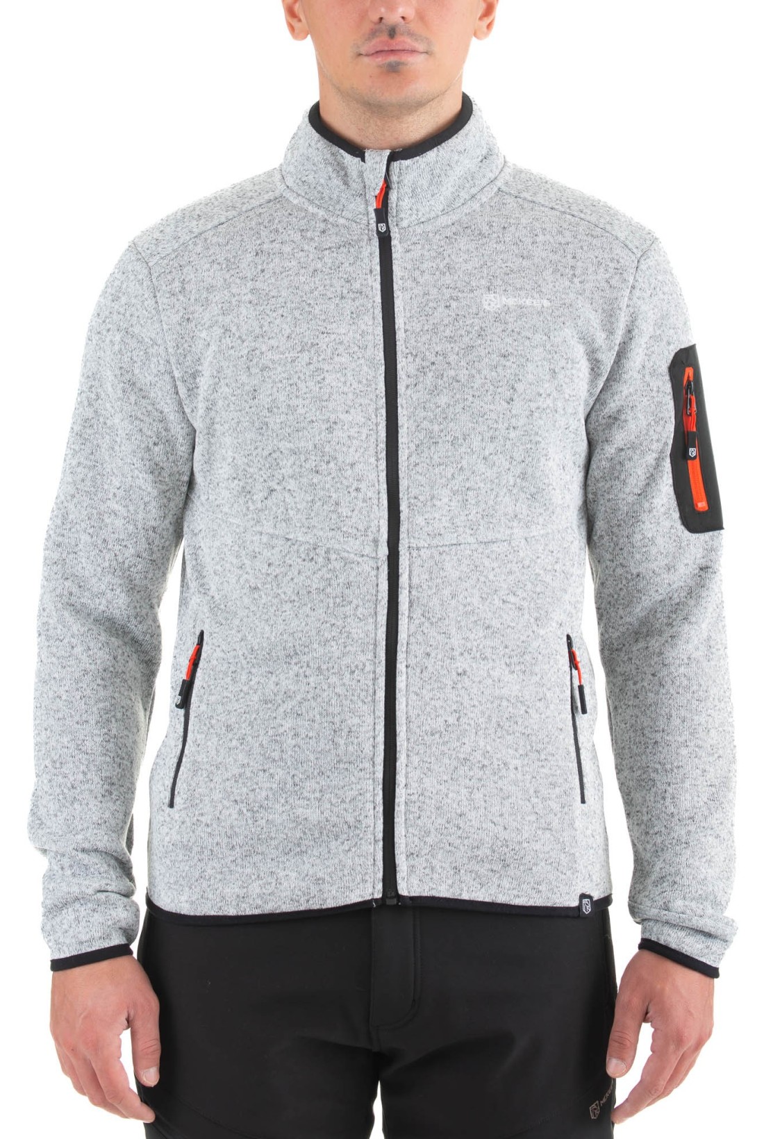 OLIMPIC MAN FULL ZIP KNIT POLAR FLEECE JACKET