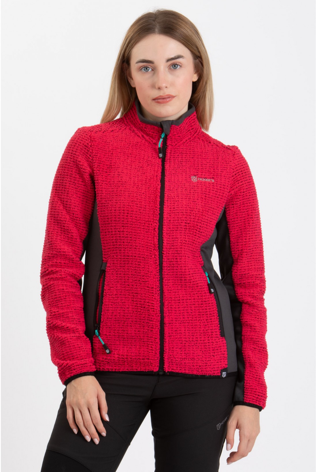 HOPE WOMAN FULL ZIP JACKET IN STRUCTURED POLAR