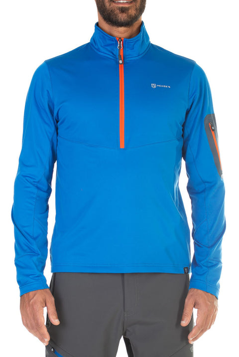 Eolus Maglia Uomo In Power Stretch Half Zip