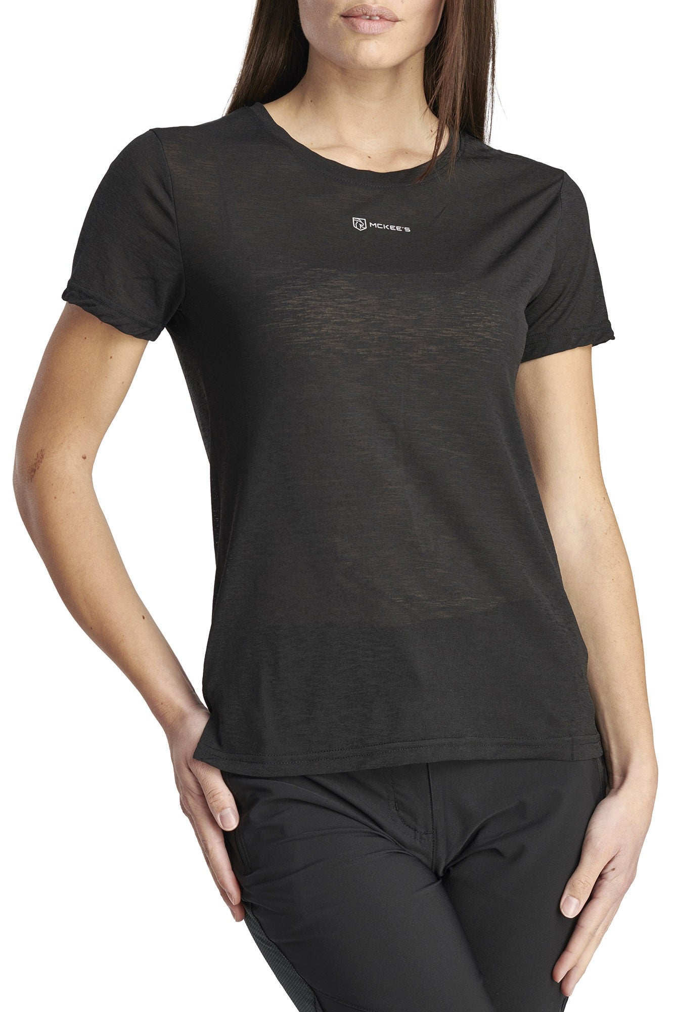 Ebonie Donna T-Shirt In Tessuto Tecnico Ultra